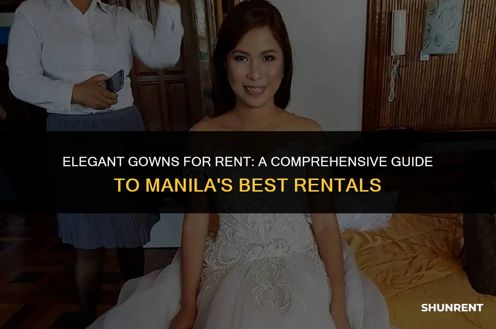 where to rent a gown in manila