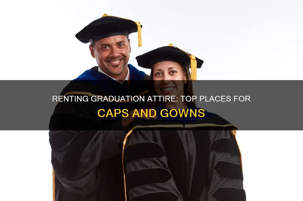 where to rent a graduation cap and gown