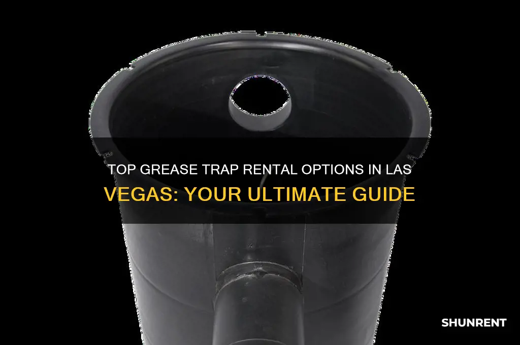 where to rent a grase trap in las vegas