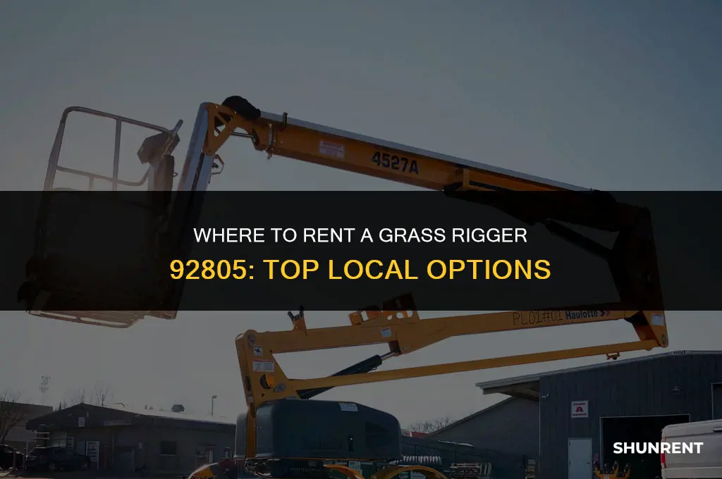 where to rent a grass rigger 92805