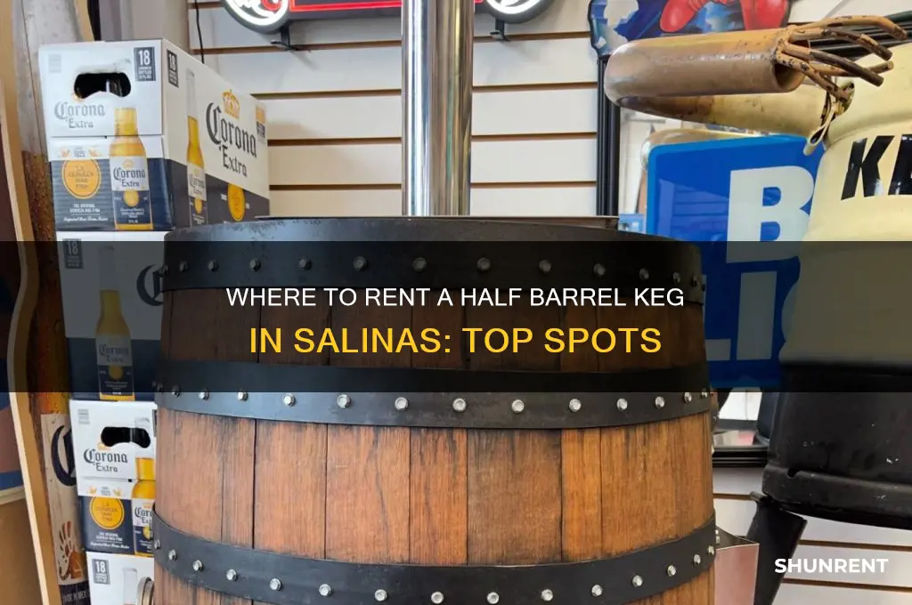 where to rent a half barrel keg salinas