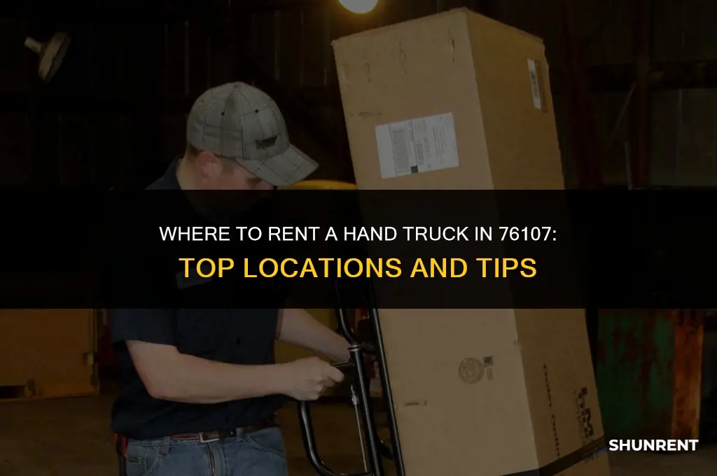 where to rent a hand truck 76107