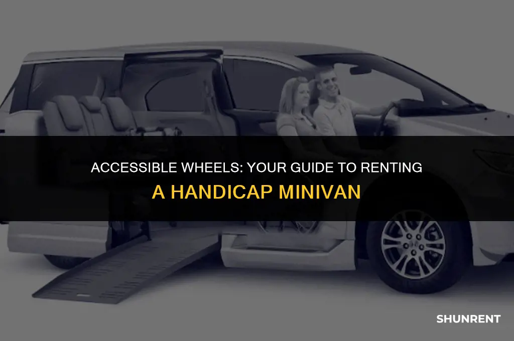 where to rent a handicap minivan rental
