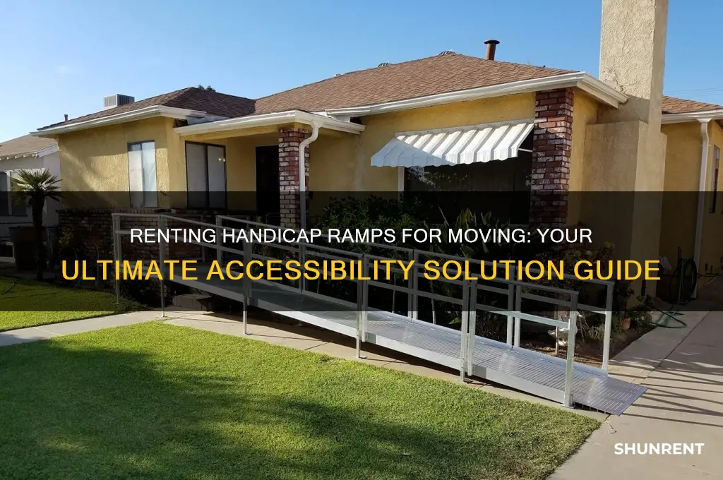 where to rent a handicap ramp for moving