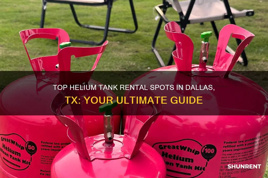 where to rent a helium tank in dallas tx