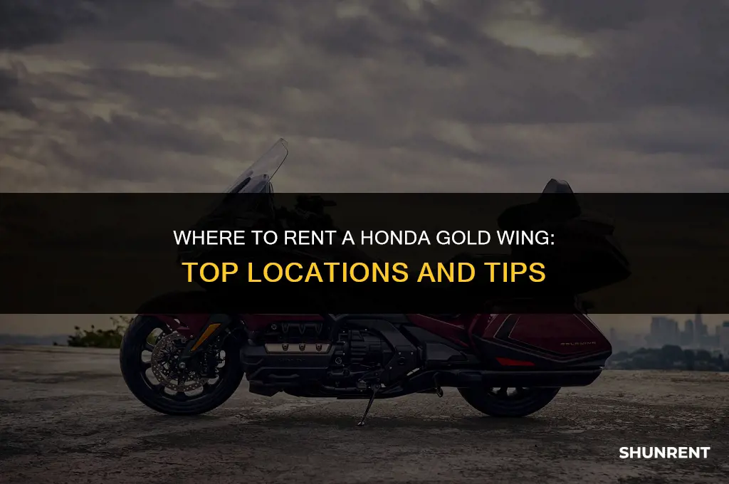 where to rent a honda gold wing
