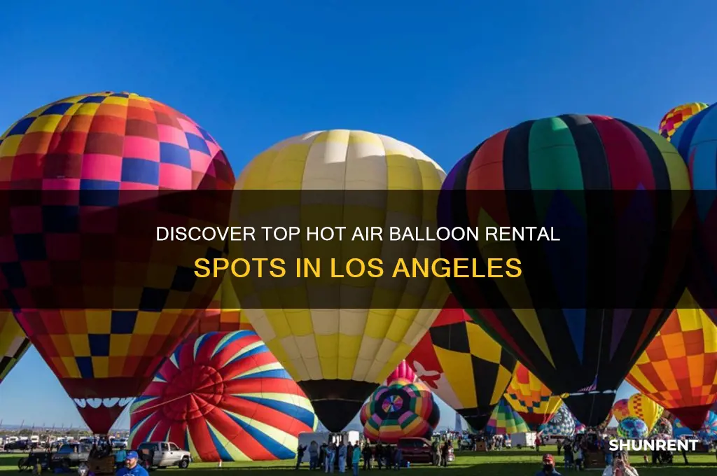 where to rent a hot air balloon los angeles