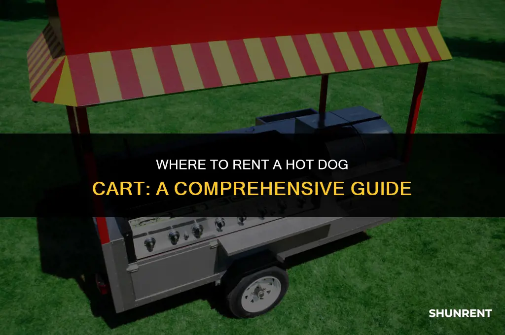 where to rent a hot dog cart