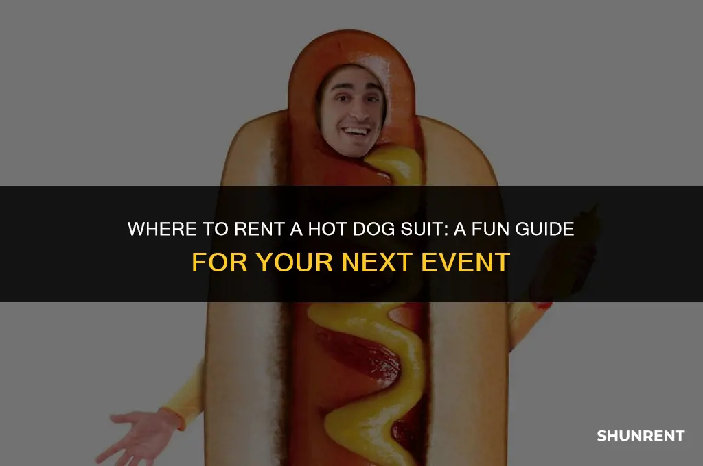 where to rent a hot dog suit