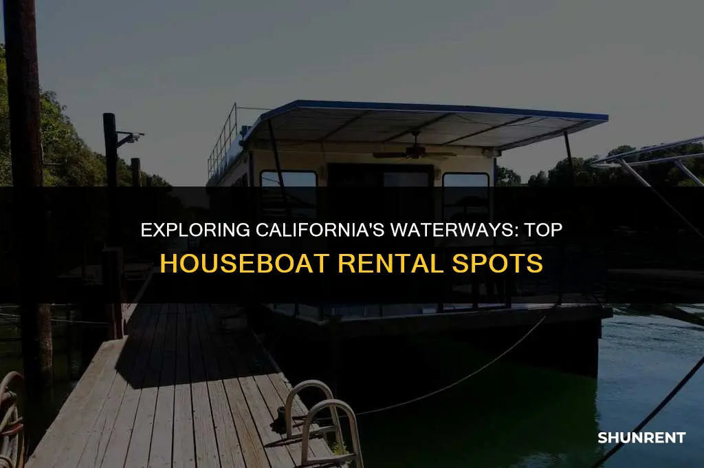 where to rent a houseboat in california