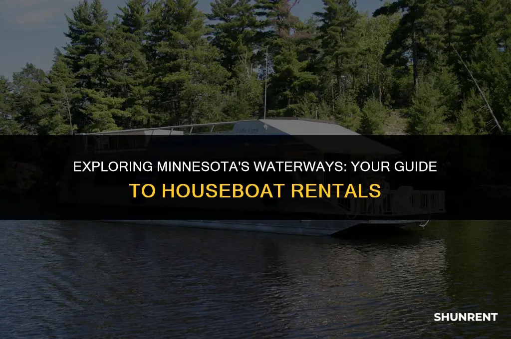 where to rent a houseboat in mn