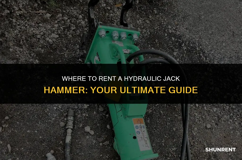 where to rent a hydraulic jack hammer