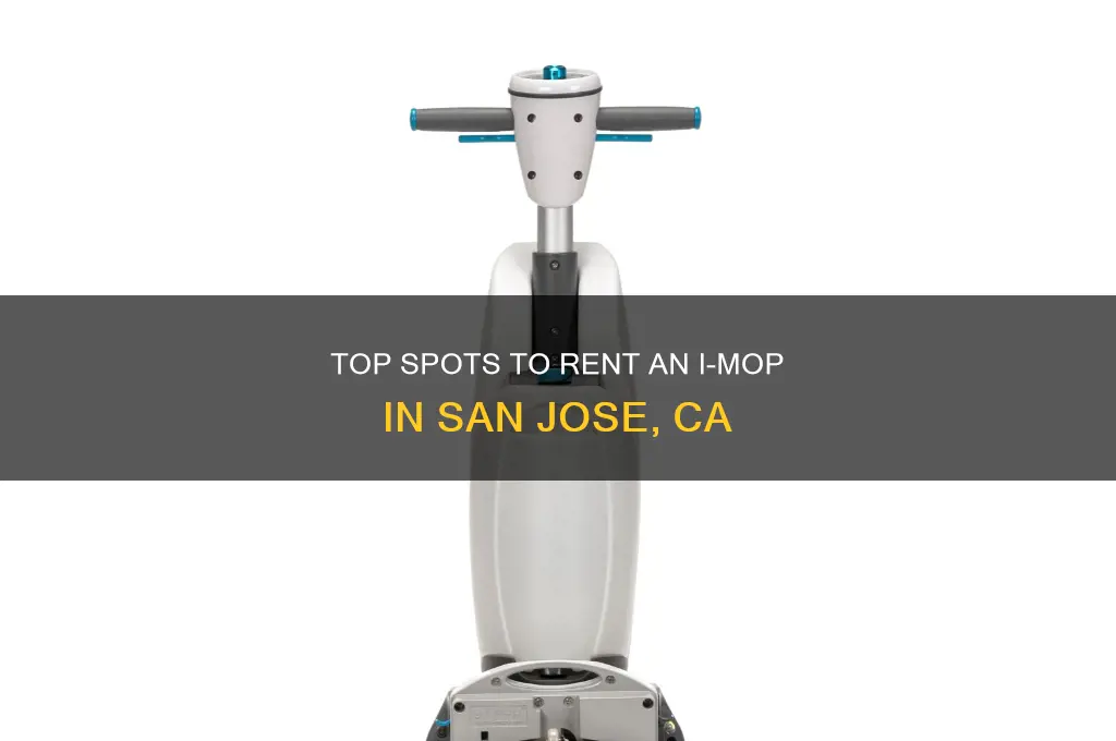 where to rent a i-mop san jose