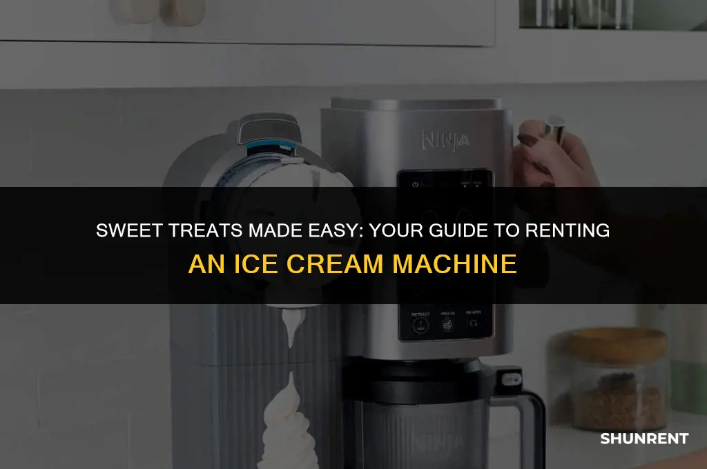 where to rent a ice cream machine