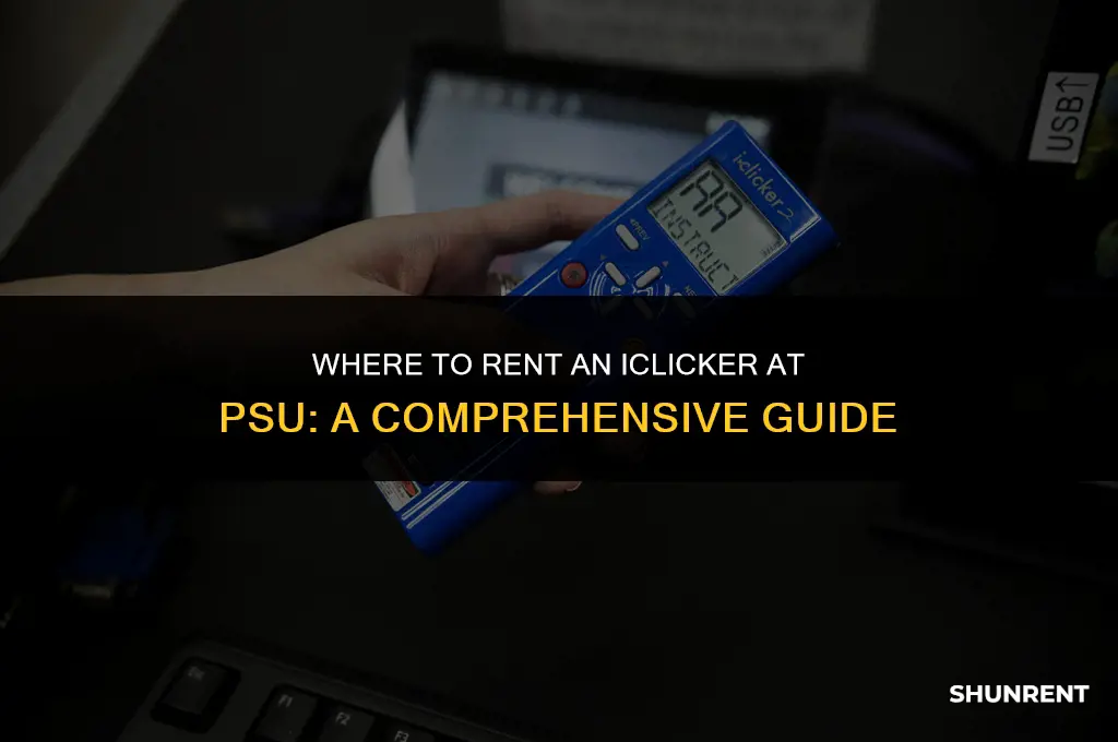 where to rent a iclicker at psu