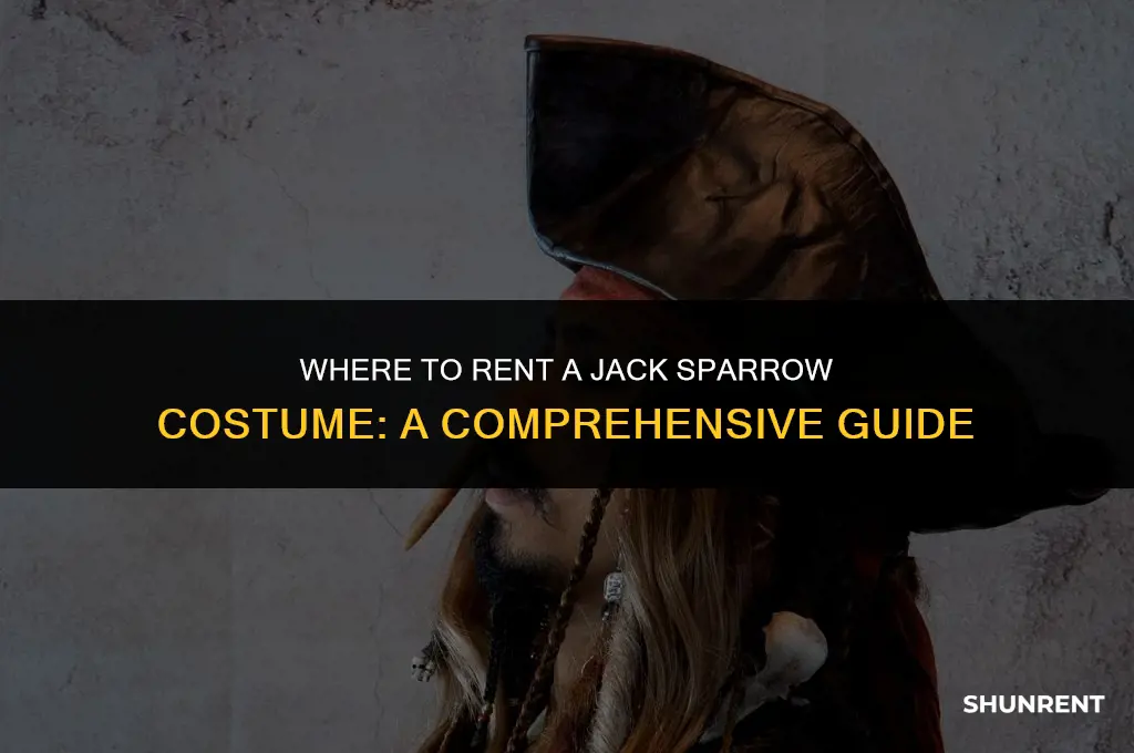 where to rent a jack sparrow costume