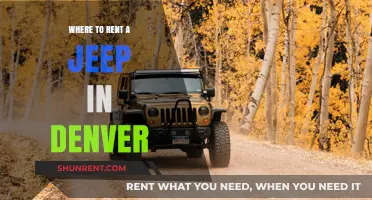 Explore Denver: Top Jeep Rental Spots for Your Next Adventure