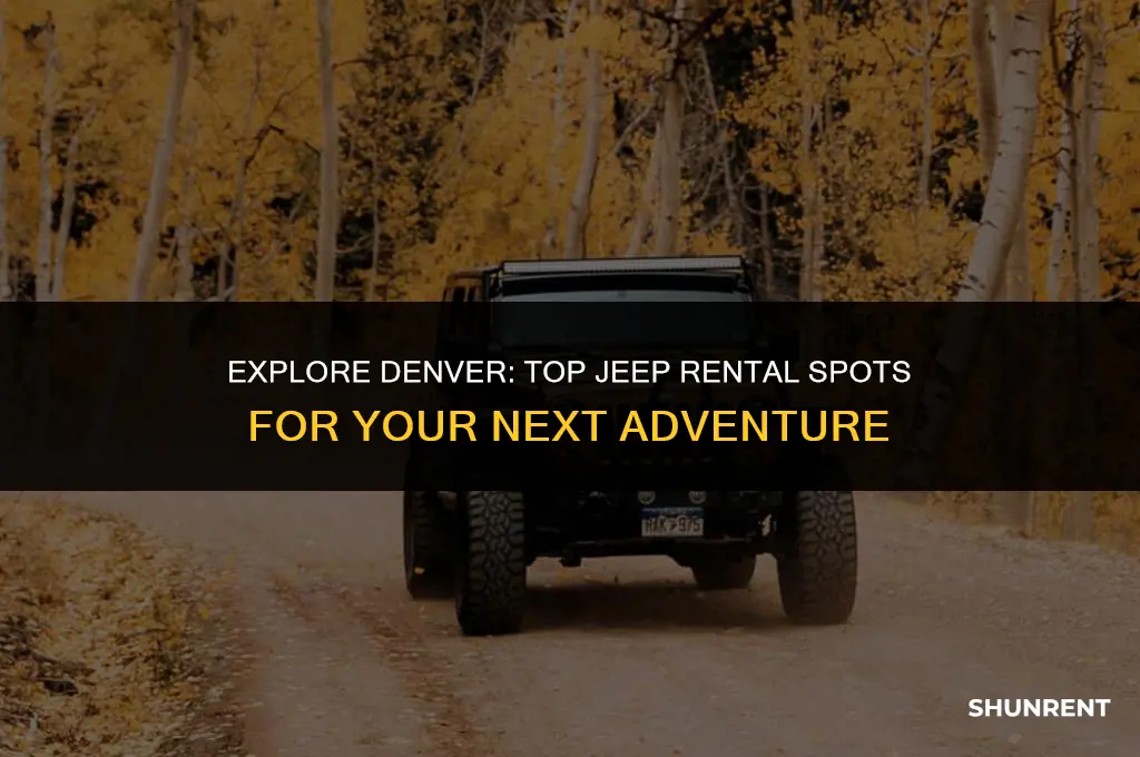 where to rent a jeep in denver