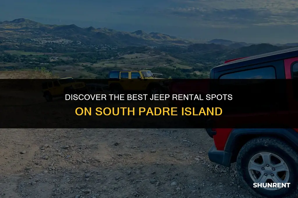 where to rent a jeep on spi