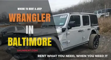 Top Jeep Wrangler Rental Spots in Baltimore: Your Adventure Starts Here