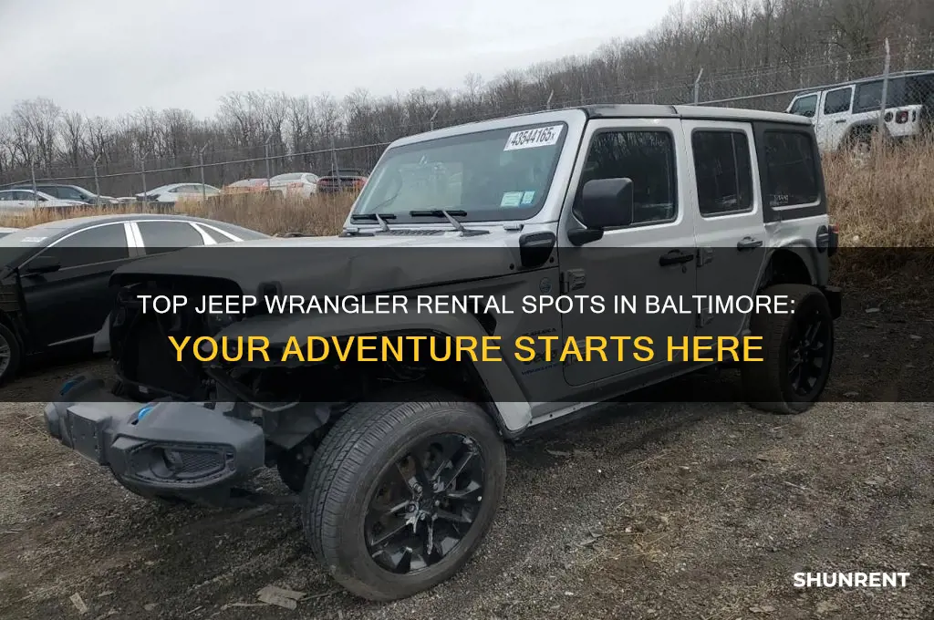 where to rent a jeep wrangler in baltimore