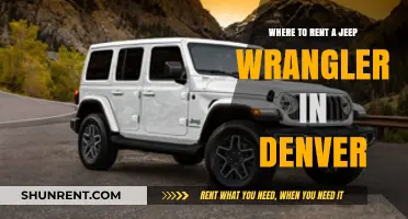 Top Jeep Wrangler Rental Spots in Denver for Adventure Seekers