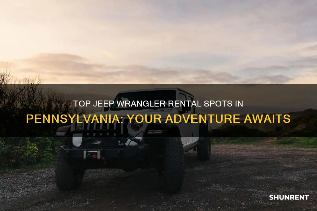 where to rent a jeep wrangler in pa