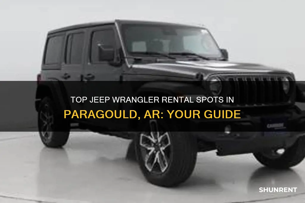 where to rent a jeep wrangler paragould ar