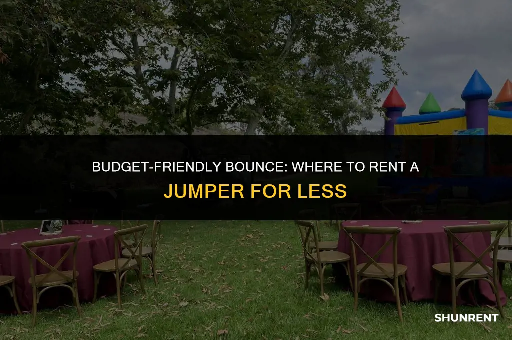 where to rent a jumper for cheap
