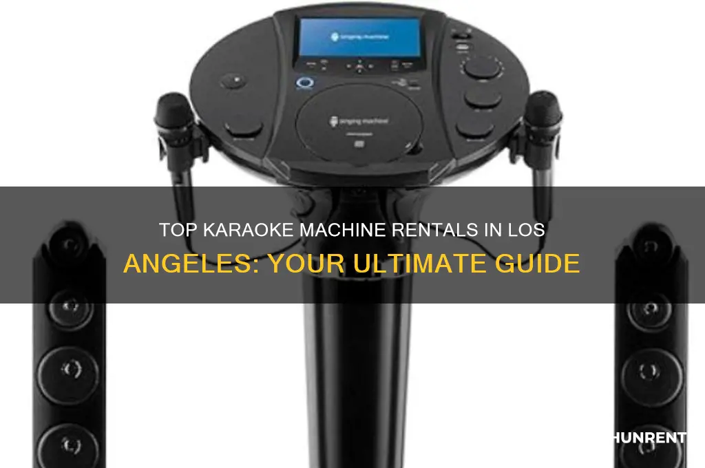 where to rent a karaoke machine in los angeles