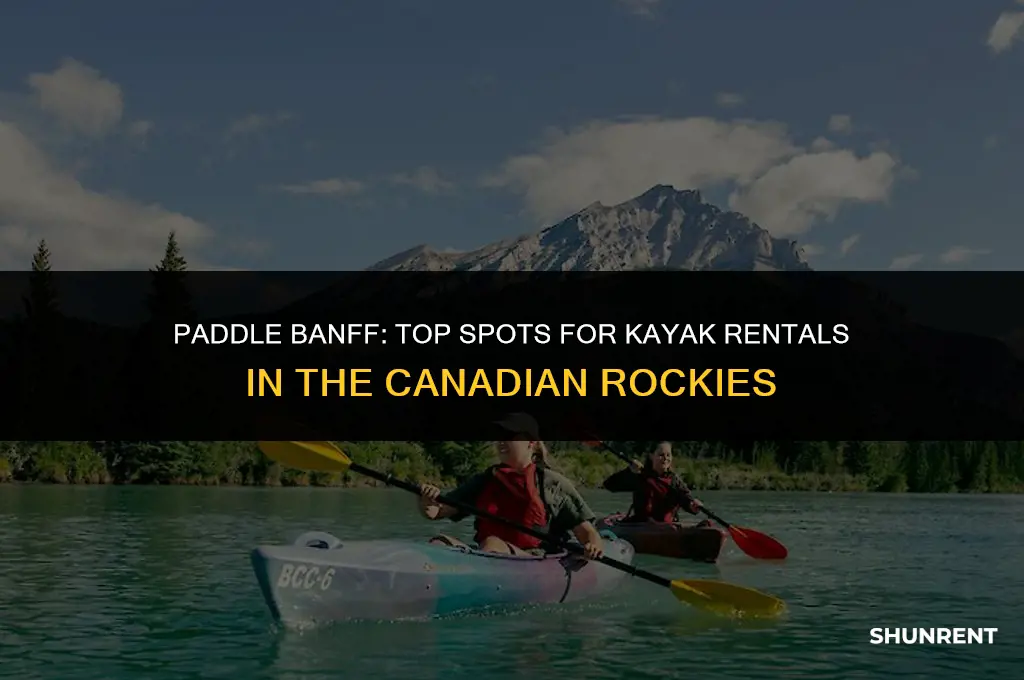 where to rent a kayak in banff