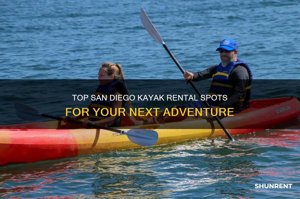 where to rent a kayak in san diego