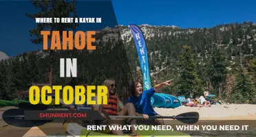 Top Tahoe Kayak Rentals for October Adventures: Where to Go