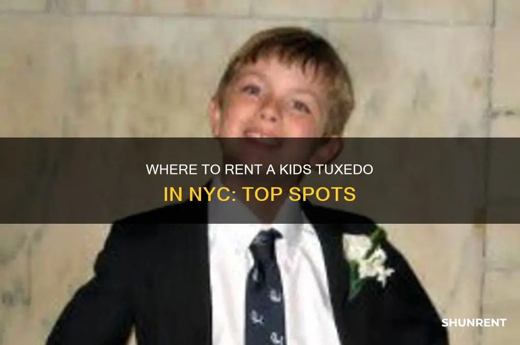 where to rent a kids tuxedo in nyc