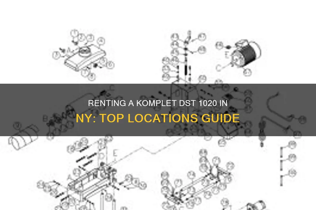 where to rent a komplet dst 1020 in ny