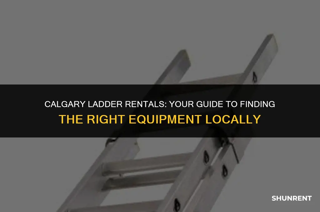where to rent a ladder in calgary