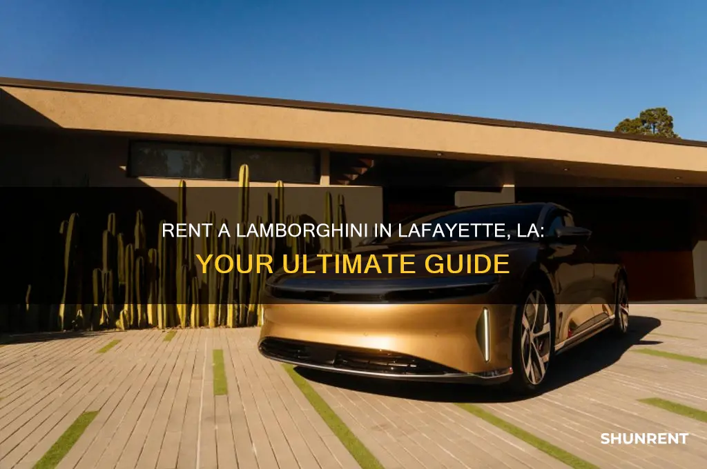 where to rent a lamborghini for a day lafayette la