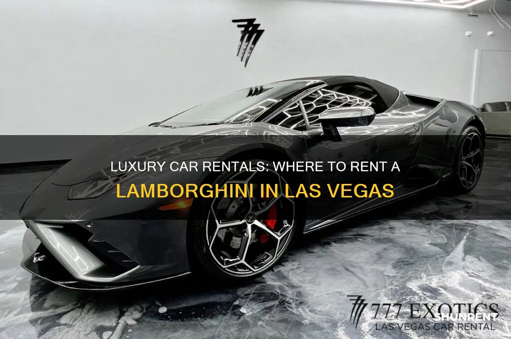 where to rent a lamborghini in las vegas