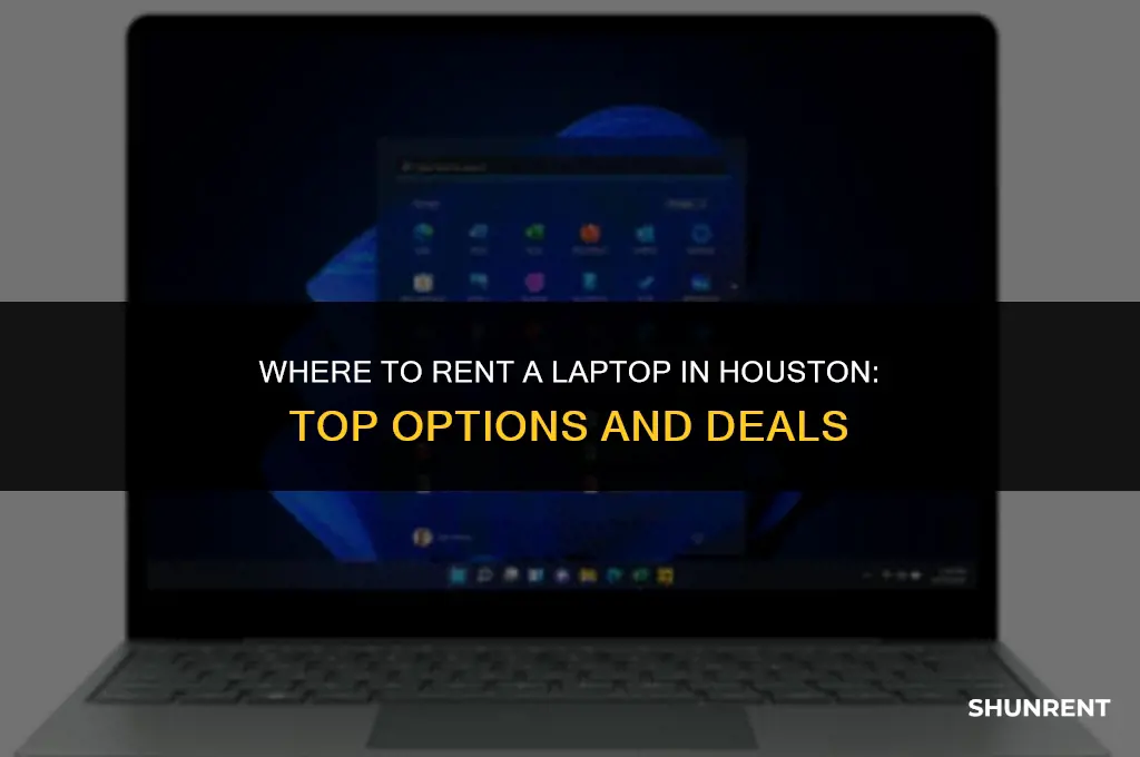 where to rent a laptop in houston