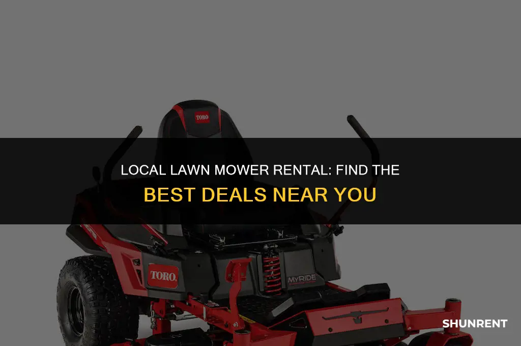 where to rent a lawn mower nearby