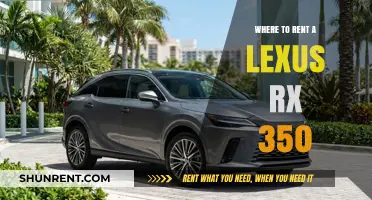 Where to Rent a Lexus RX 350: Top Options and Deals