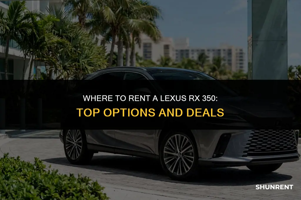 where to rent a lexus rx 350
