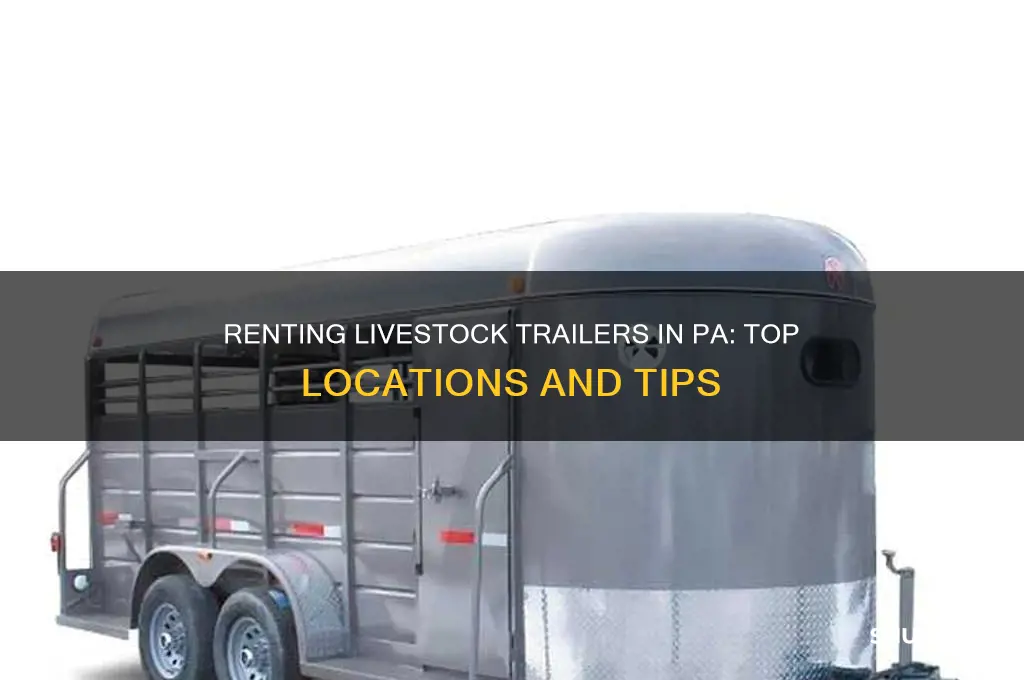 where to rent a livestock trailer in pa