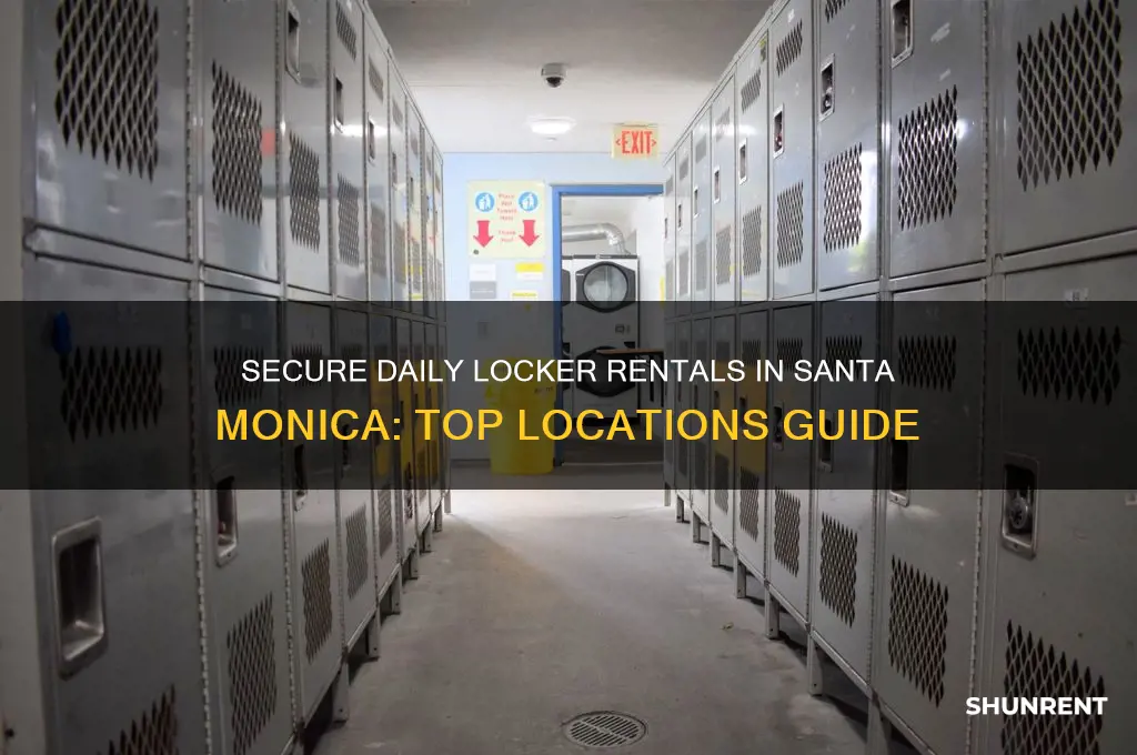 where to rent a locker for a day santa monica
