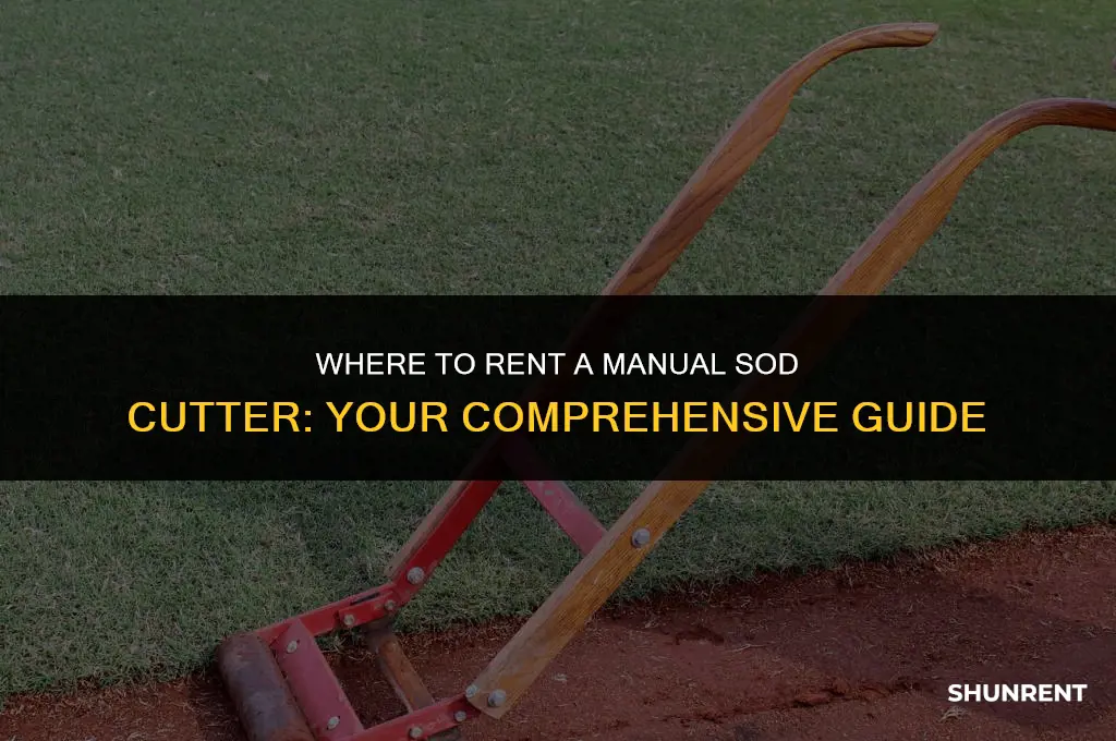 where to rent a manual sod cutter
