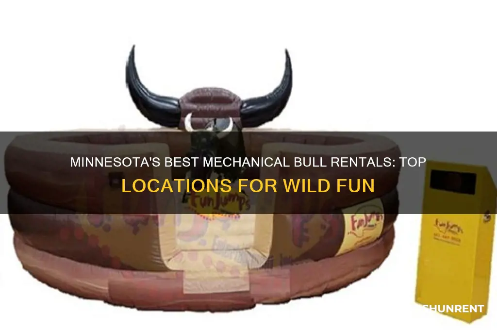 where to rent a mechanical bull in minnesota