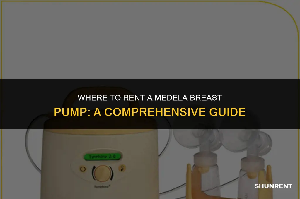 where to rent a medela breast pump