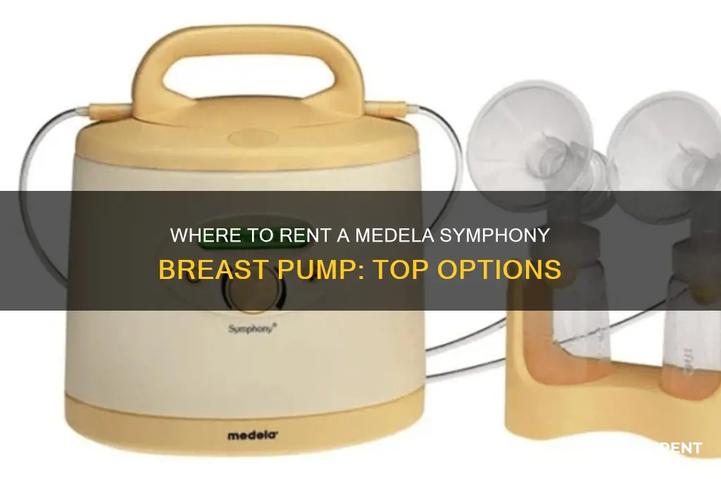 where to rent a medela symphony breast pump