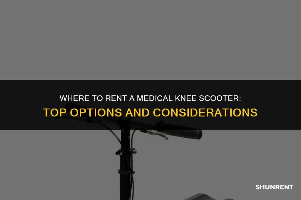 where to rent a medical knee scooter