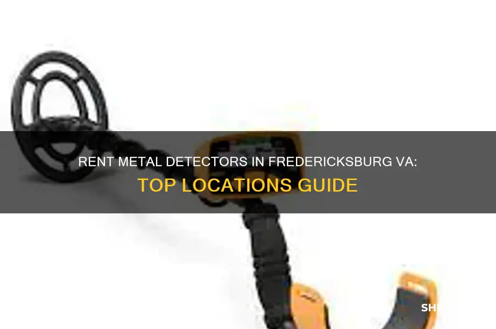 where to rent a metal detector in fredericksburg va